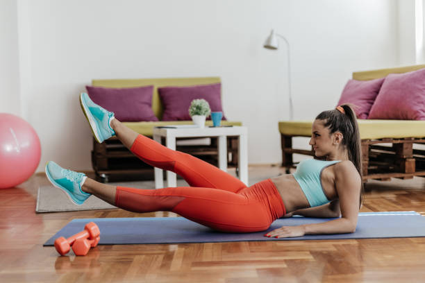 Modern gym interior
